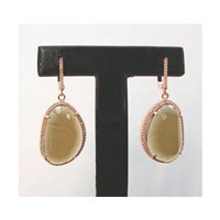 Ohrringe Dame in Messing 250-D199